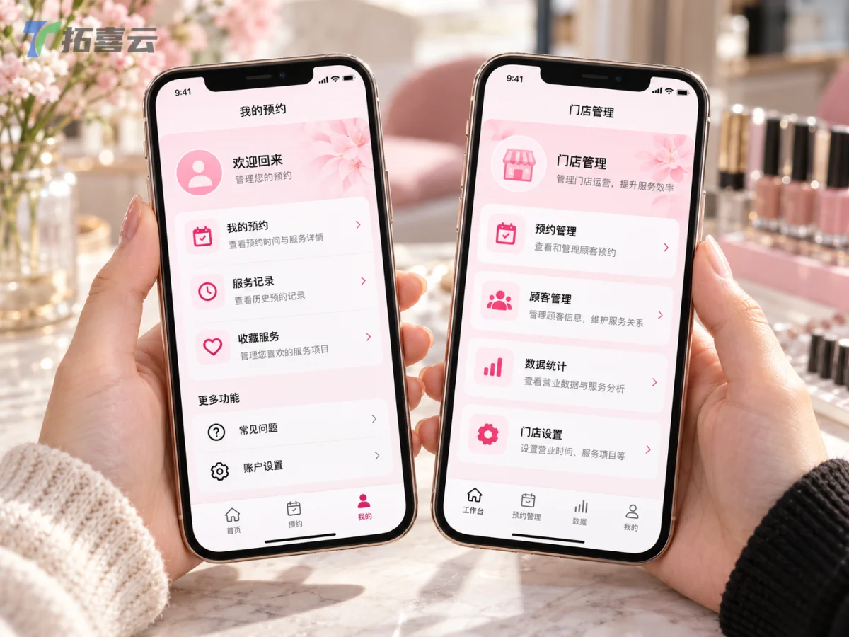 使用预约小程序后，美甲师能更专注于为顾客提供优质服务。
