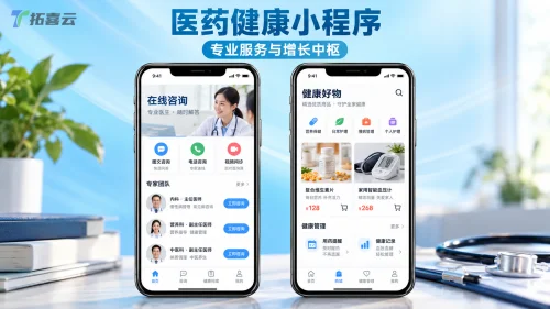 医药保健品商城小程序&医药保健品SaaS模板