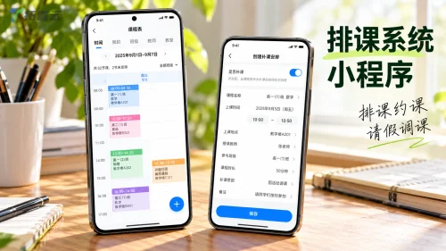 美术机构排课系统小程序