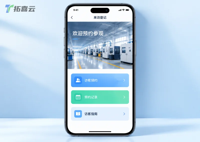 工厂来访登记系统：如何用手机端方案告别手写登记，实现安全与效率双升级