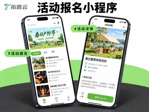 一款适合学校活动报名的小程序