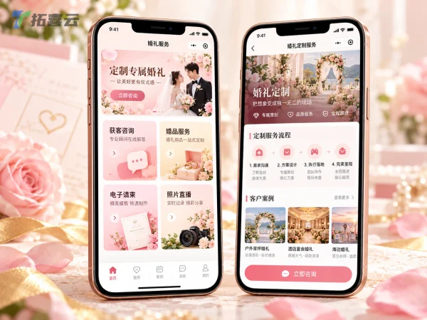 婚庆小程序案例揭秘：如何通过专属数字化工具，高效获客、提升服务与品牌质感