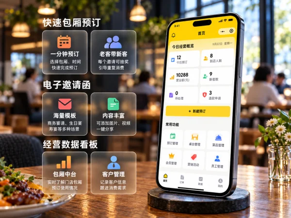 聚会预定小程序